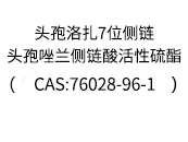 頭孢洛扎7位側(cè)鏈/頭孢唑蘭側(cè)鏈酸活性硫酯(CAS:76028-96-1)